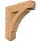 Ekena Millwork Thorton Craftsman Smooth Bracket, Western Red Cedar, 5 1/2"W x 26"D x 26"H BKT06X26X26THR04SWR - alternate 1